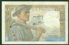 10 FRANCS MINEUR du  26-9-1946
