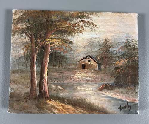 Gailey signed vintage oil - gailey,