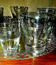 LOT 15 VERRES , ANNÉES 50