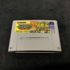 Super Nintendo Teenage Mutant Ninja Turtles Turtles in Time JAP Trés Bon état
