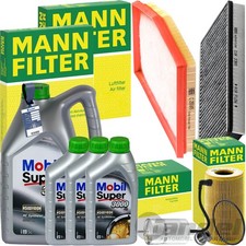 Mann Révision + Mobil X1 5W-40 Huile Convient pour Porsche Boxster 986 2.5-3.2S
