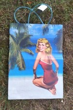 grand sac cadeau pin-up blonde
