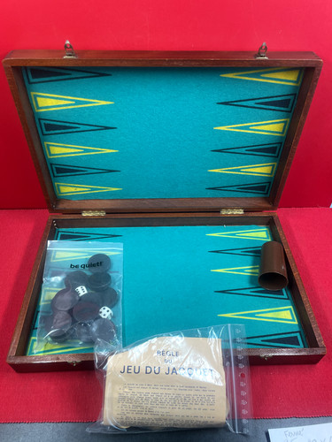 Ancien jeu jacquet - ancien, de