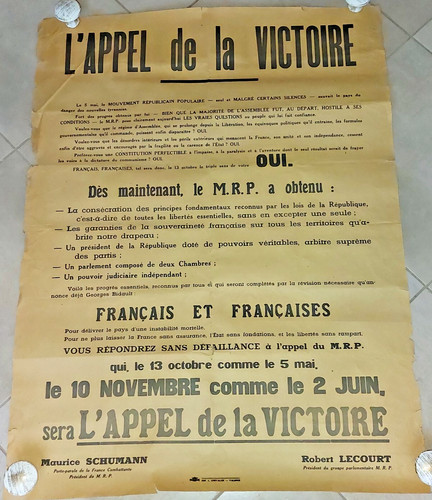 Affiche appel à - -", la