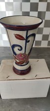  Emaux de Louvière Vase  en porcelaine  neuf avec sa boite 