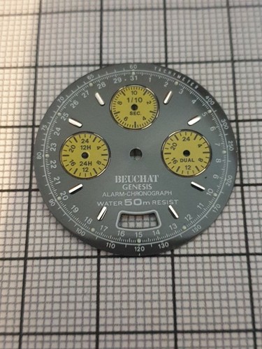 Cadran chronographe beuchat - cadran,