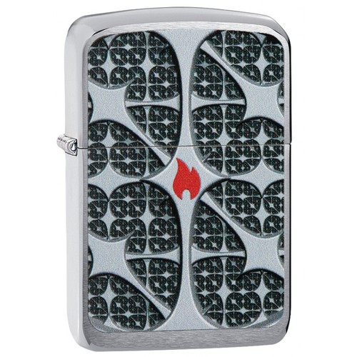 Zippo design texture argent - design,