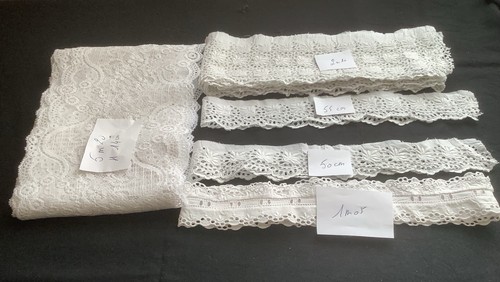 Lot dentelles anciennes - lot,