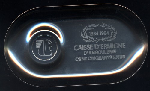 Cendrier publicitaire caisse - cendrier,