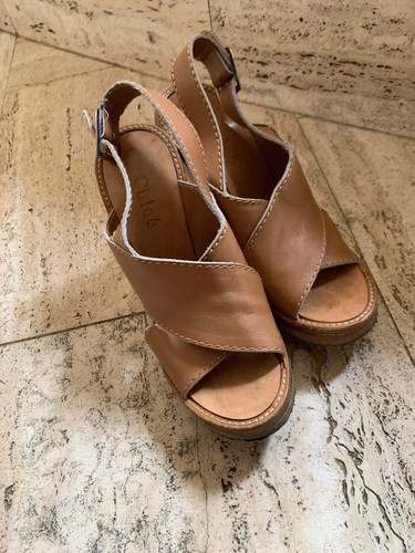 Sandales compensees chloe - sandales,