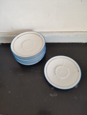 8 Sous-tasses Art-Déco Elté en porcelaine de Limoges