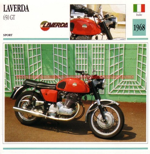 Laverda 650 1968 fiche - laverda,