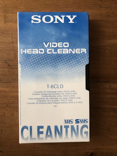 Cassette nettoyage vhs sony - de,