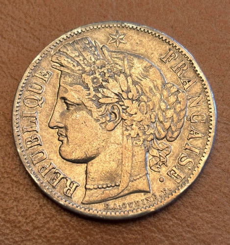Pièce ecu francs argent - francs,