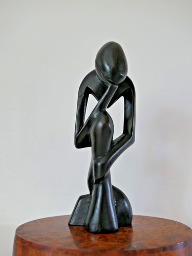 Statue bois ébène - statue, en