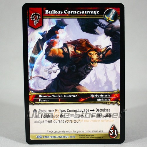 Carte wow géante bulkas - -,