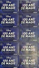lot de 10 pochettes Auchan Disney 100 ans de magie 