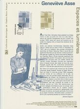 Document Philatélique 1er Jour : 51 2017 Geneviève  Asse   -  Peintre Bleu