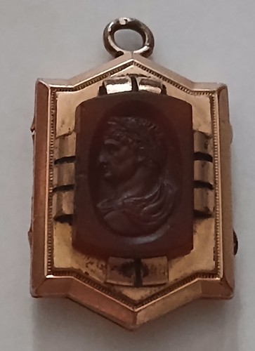 Intaille sur agathe pendentif - intaille,