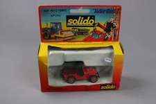 ZC724 SOLIDO TONERGAM 2114 Voiture 1/43 1:43 Jeep moto pompe sapeurs pompiers