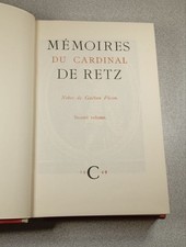 Mémoires du Cardinal de Retz tomes 1-3 | Très bon état