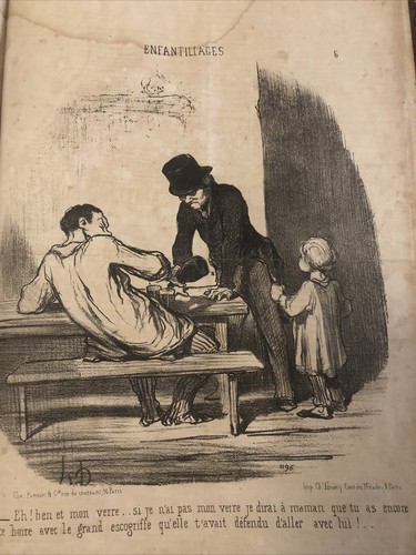 Honoré daumier litho de la - daumier,