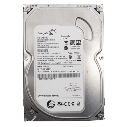 Disque dur hdd 320 5 - disque, 3,5"