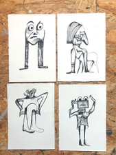 Dessin original papier art