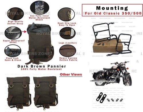 Royal enfield paire - royal, sacoche