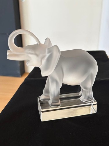 Lalique elephant figurine