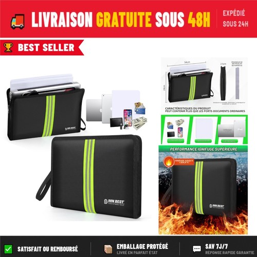 Sac ignifuge étanche avec