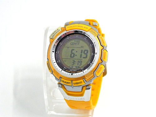 Montre homme casio jaune - montre, pro