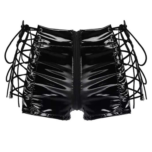 Simili cuir verni short - cuir,