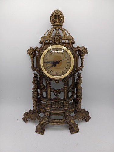 Horloge murale laiton doré - horloge,