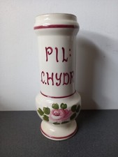 Pot Apothicaire Pharmacie Porcelaine peinte a la main PIL C.HYDR 27.5 cm 