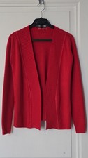 Gilet "Boléro" Mi-long Laine Rouge L/XL BRANDISH