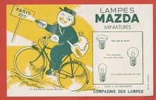 Buvard lampes mazda - buvard,