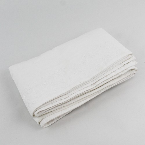 Nappe table tissu blanc - en,