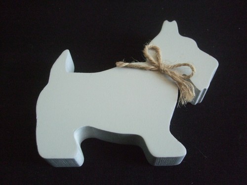 Statue chien scottish - statue,