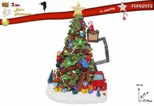 Mobile Arbre Avec Père Noël Mouvement Lumières Musique Décoration Noël