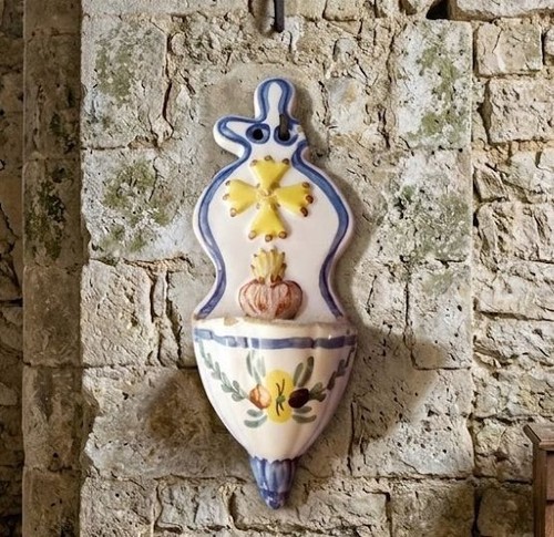 Benitier croix occitane - benitier, et