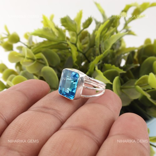 Bague solitaire argent - bague,