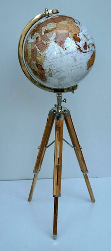Globe monde sol avec - du,