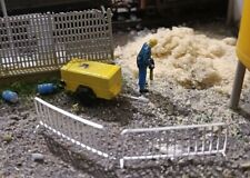 Compresseur remorque avec le personnage marteau piqueur echelle 1/87 a PEINDRE