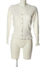 STEFANEL Cardigan Dames Veste T EU 38 blanc style décontracté