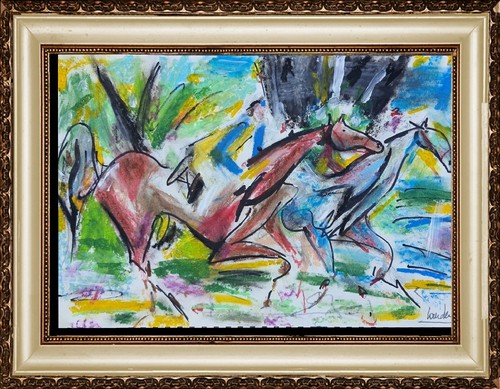 Pastels feutre gouache sur - pastels,feutre, ,gouache