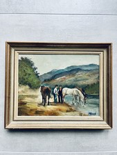 Raimond LECOURT 1882-1946 Tableau Huile Sur Panneau Benezit Le Havre Normandie