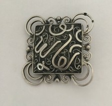 BROCHE BERBERE EN ARGENT/