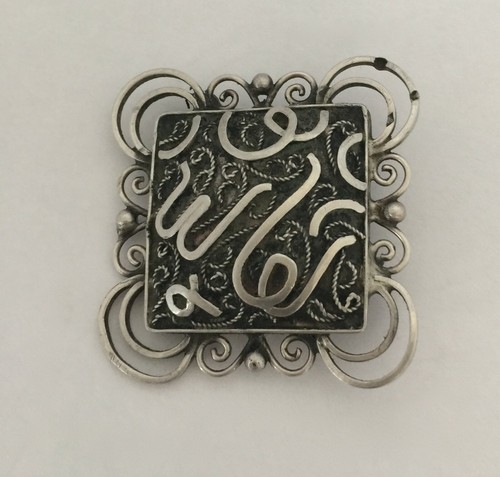 Broche berbere argent - broche,