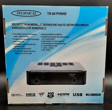 Récepteur numérique terrestre TECHNICAL TN 60 PVRHD MPEG4 ENREGISTREUR NUMERIQUE